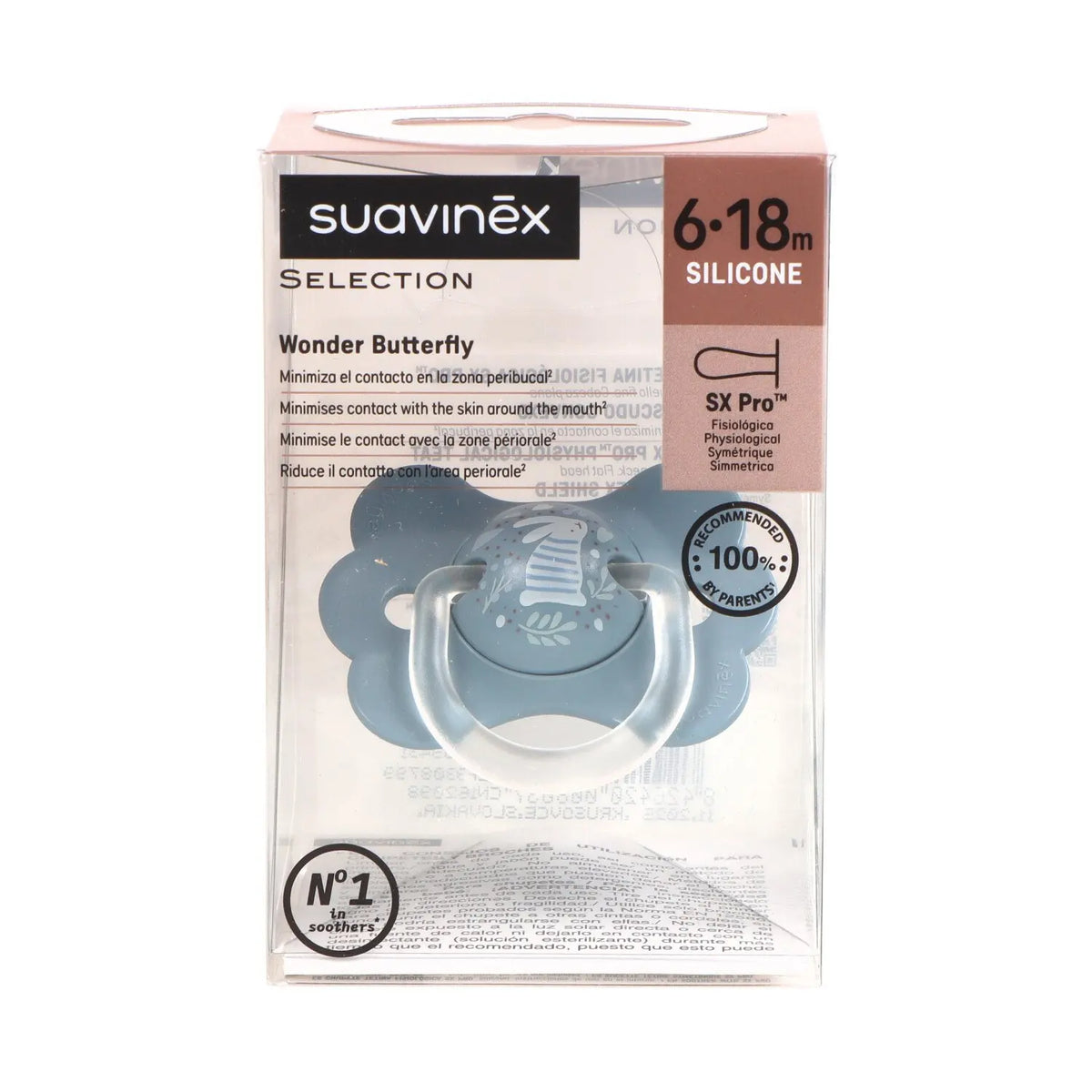 Suavinex Ciuccio Fisiologico Premium in Silicone 6-18m