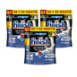 Finish Powerball Ultimate All-in-1, 64 pastiglie, efficaci su macchie asciutte e incrostate, confezione da 1 (64), 2 (128), 3 (192), 4 (256) o 5 (320)