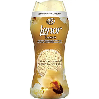 Lenor Classics Golden Orchid Perfume Pearls 585g (3x195g) - Fragranza e morbidezza durature per i vestiti in lavatrice
