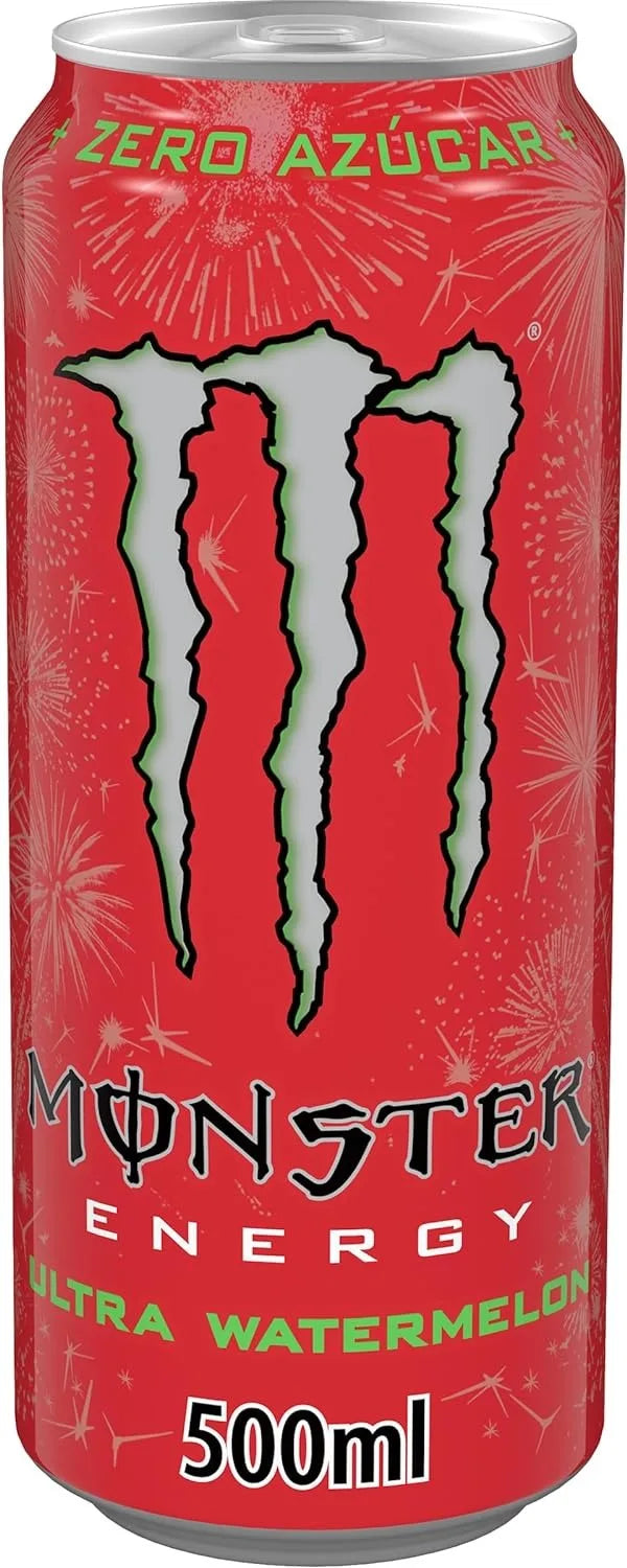 MONSTER ULTRA WATERMELON Scatola da 24 lattine da 500 ml - Sapore anguria