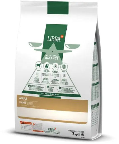 Libra Dog Cibo per Cani Adulti al Carne di Agnello (Cani, Cibo, Cibo) - 14 KG