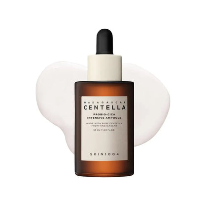 SKIN1004 Madagascar Centella Probio‑Cica Intensive Ampoule 50 ml | Siero coreano intensivo con centella fermentata, probiotici e ceramidi per idratare e lenire la pelle sensibile