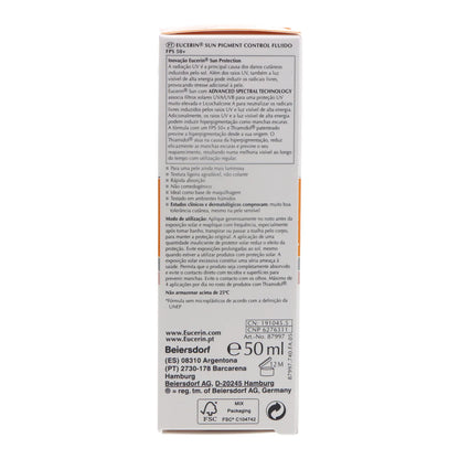 Eucerin Pigment Control Spf50 Fluido solare 50 ml