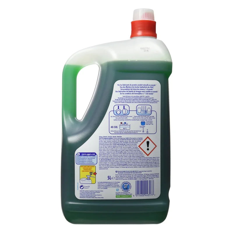 Fairy Professional Detergente Liquido per Piatti e Mani 10 L (2x5 L) – Pulizia efficace e concentrata