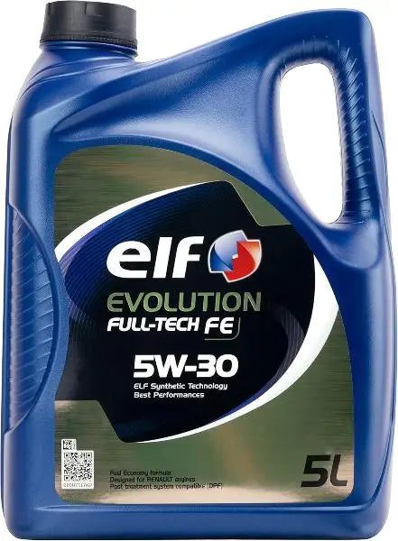 ELF 5W30 FULLTECH FE Lubrificante per Motore 5 Litri.
