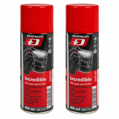 Incredibile Spray Penetrante Professionale DATACOL 400ml – Lubrificante per Viti Arrugginite e Parti Bloccate - 5 in 1