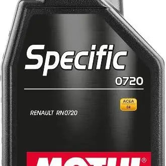 MOTUL 0720 5W-30 
 Olio motore RENAULT, Diesel con DPF 
 100% sintetico 
 Contenitore da 1 litro