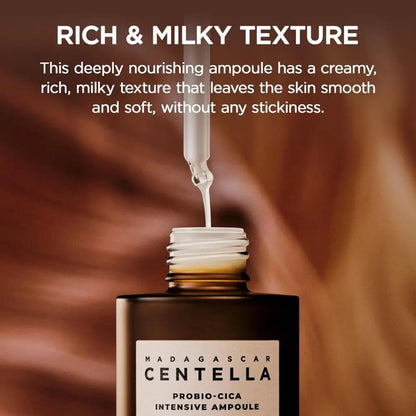SKIN1004 Madagascar Centella Probio‑Cica Intensive Ampoule 50 ml | Siero coreano intensivo con centella fermentata, probiotici e ceramidi per idratare e lenire la pelle sensibile
