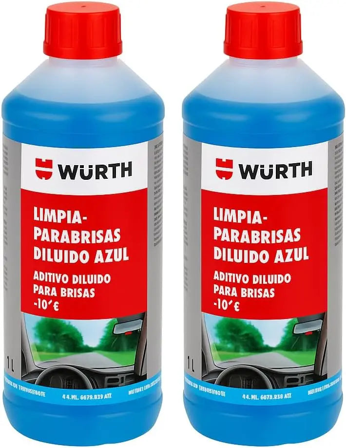PULITORE PER FINESTRE da 1 litro con PROTEZIONE ANTI-CREZZATURA FINO A -10 ° C Würth