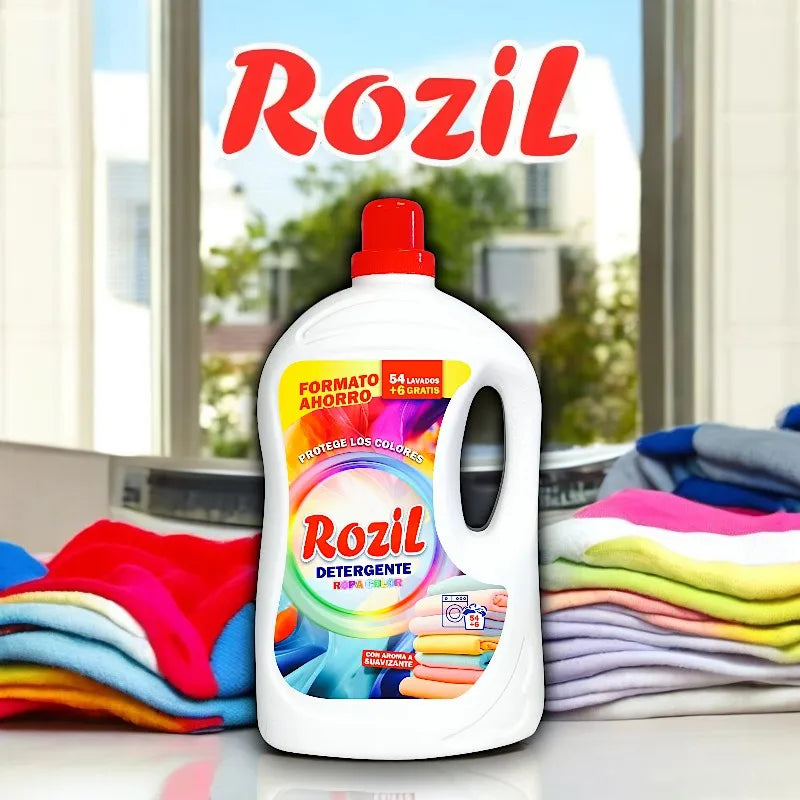 Detersivo per biancheria Rozil Color 3L - Pulizia efficace, fragranza duratura e cura del colore