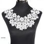 Applique in Pizzo per Abiti, Accessori Decorativi per Costumi, Colletti Fai-da-Te, Bordi per Cucito, Bianco e Nero