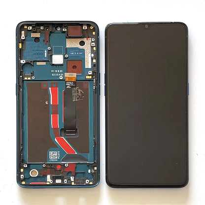 6.5 "Supor Amoled Originale M & Sen Per Oppo Realme X2 Pro RMX1931 Display LCD Telaio Dello Schermo + Pannello Touch Per OPPO Reno Ace PCLM10