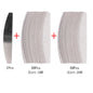 Lima per unghie in carta vetrata di ricambio da 100 pezzi con manico in metallo Tampone rimovibile 100/180 Strisce bifacciale Lime per nail art per manicure