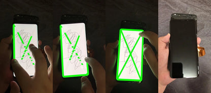Qualità OEM AMOLED per SAMSUNG Galaxy S8 Schermo curvo G950 G950F Display LCD Touch Screen Digitizer Assembly Sostituzione riparazione