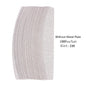 Lima per unghie in carta vetrata di ricambio da 100 pezzi con manico in metallo Tampone rimovibile 100/180 Strisce bifacciale Lime per nail art per manicure