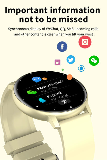 LIGE 2026 Smart Watch donna uomo donna regalo Sport Fitness uomo orologi cardiofrequenzimetro Smartwatch impermeabile per Android IOS