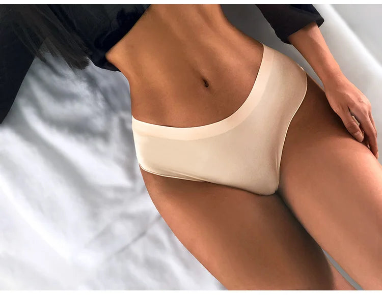 TrowBridge 3 Pz/set Mutandine da Donna Senza Soluzione di Continuità Sport Biancheria Intima Traspirante Ragazze Slip Comodi Lingerie Sexy Mutande di Raso