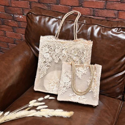 NUOVA borsa da donna in pizzo, borsa da spiaggia estiva, matrimonio, damigella, borsa da donna, borsa da donna, borsa a tracolla da donna, borsa shopping