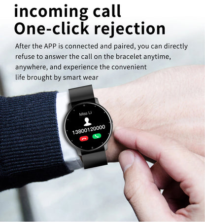 LIGE 2026 Smart Watch donna uomo donna regalo Sport Fitness uomo orologi cardiofrequenzimetro Smartwatch impermeabile per Android IOS