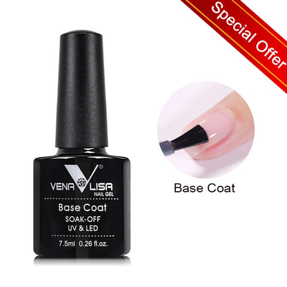VENALISA Smalto gel per unghie da 7,5 ml Sparkle Glitter Diamante Brillante Colori estivi Semi permanente Soak off Vernice gel per unghie UV LED