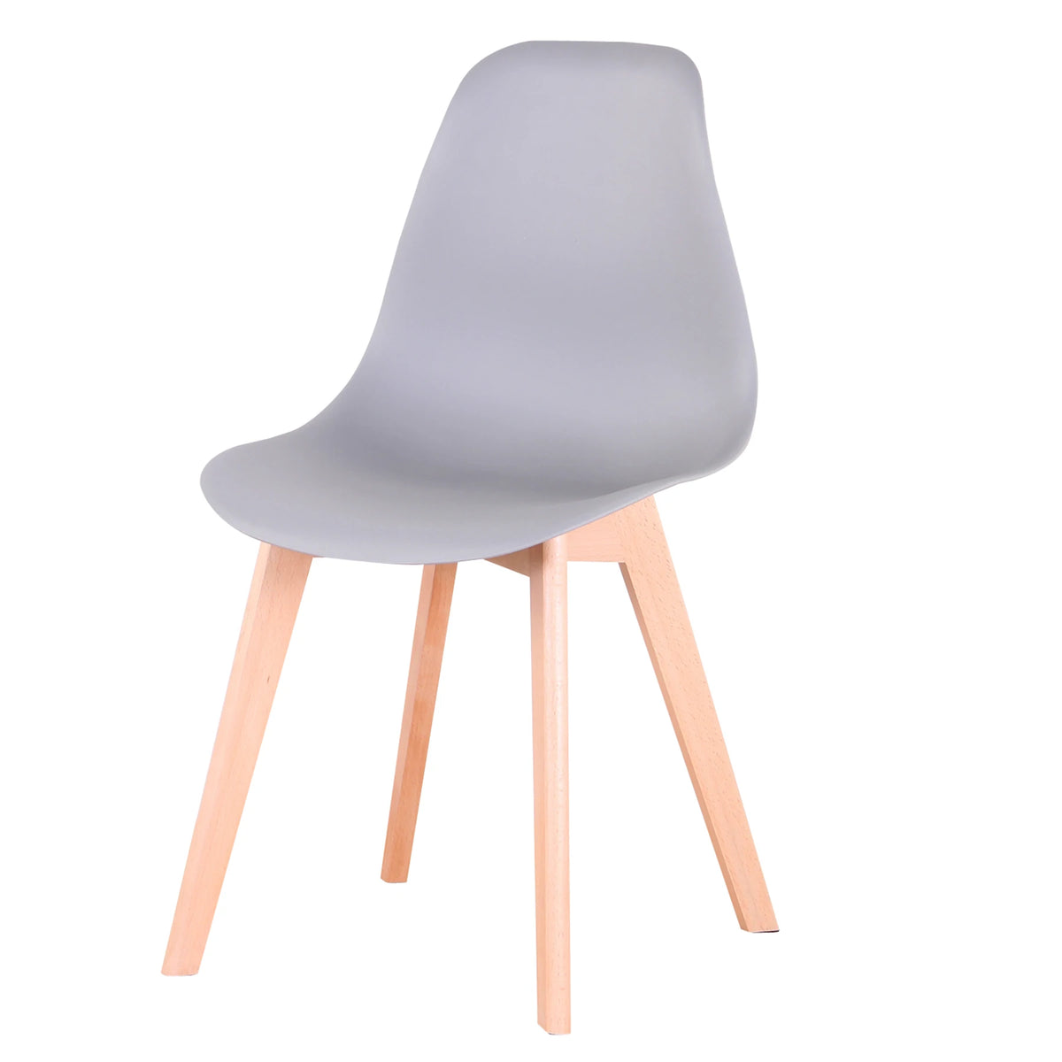EGOONM Set di 4 sedie da pranzo medievali nordiche con gambe in legno massello per soggiorno sala da pranzo studio camera da letto (bianco/nero/grigio)