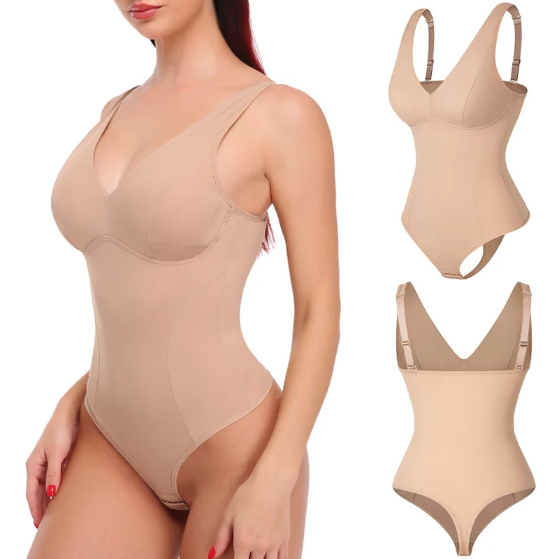 Intimo dimagrante da donna Body Jumsuit Body Shaper Vita Trainer Corsetto Shapewear Top con reggiseno imbottito Recupero postpartum