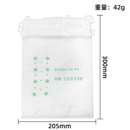 Sostituzione del sacchetto della polvere pacchetto filtro di protezione del motore per Vorwerk Kobold VK135 /136 accessori per aspirapolvere di ricambio