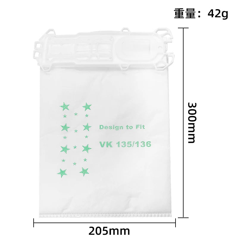 Sostituzione del sacchetto della polvere pacchetto filtro di protezione del motore per Vorwerk Kobold VK135 /136 accessori per aspirapolvere di ricambio