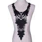 Applique in Pizzo per Abiti, Accessori Decorativi per Costumi, Colletti Fai-da-Te, Bordi per Cucito, Bianco e Nero