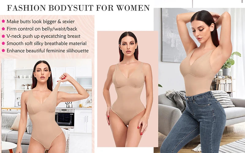 Intimo dimagrante da donna Body Jumsuit Body Shaper Vita Trainer Corsetto Shapewear Top con reggiseno imbottito Recupero postpartum