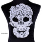 Applique in Pizzo per Abiti, Accessori Decorativi per Costumi, Colletti Fai-da-Te, Bordi per Cucito, Bianco e Nero