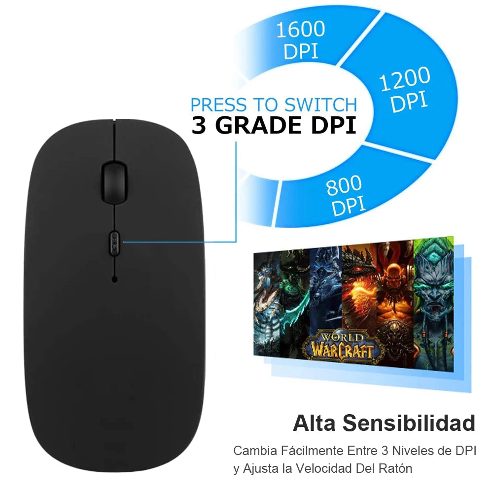 Tastiera e mouse tedeschi wireless QWERTZ combinati set di tasti a forbice compatto silenzioso ultra sottile 2.4G per PC portatile tv box
