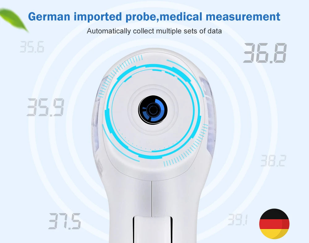 Cofoe Termometro digitale per fronte e orecchie 2 in 1 Termometro medico senza contatto per neonati/adulti ±0,1 ℃   Misura precisa della temperatura
