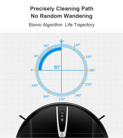 LIECTROUX V3S PRO Robot Aspirapolvere e Lavapavimenti, Mappatura Intelligente, App WiFi, 4KPa, Motore Senza Spazzole, Ideale per Peli di Animali, Tappeti, Pavimenti