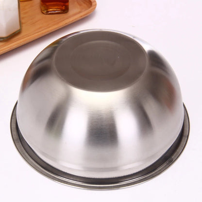 Ciotole per miscelazione in acciaio inossidabile (set da 7) Set di ciotole per insalata di frutta Set di ciotole per riporre utensili da cucina da cucina 18/20/22/24/26/28/30 cm