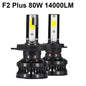 YHKOMS 300W 80000LM Faro Auto H4 H7 H1 LED H8 H9 H11 9005 9006 9012 4300K 5000K 6500K 8000K Luce Fendinebbia Auto 12V Lampadina LED