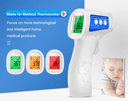 Cofoe Termometro digitale per fronte e orecchie 2 in 1 Termometro medico senza contatto per neonati/adulti ±0,1 ℃   Misura precisa della temperatura