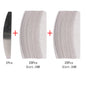 50 pz/100 pz grigio cuscinetti rimovibili con manico in metallo sostituzione carta vetrata lima per unghie 100/180 per Manicure calli Remover Buffer