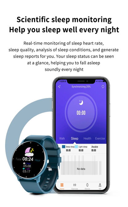 LIGE 2026 Smart Watch donna uomo donna regalo Sport Fitness uomo orologi cardiofrequenzimetro Smartwatch impermeabile per Android IOS