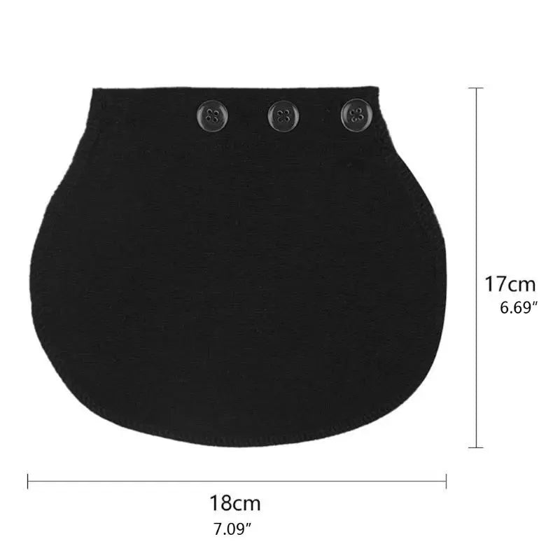 Cintura in maternità gravidanza cintura pantaloni elastici regolabili morbidi allungamento della vita estensori pulsante madre pantaloni larghi cintura