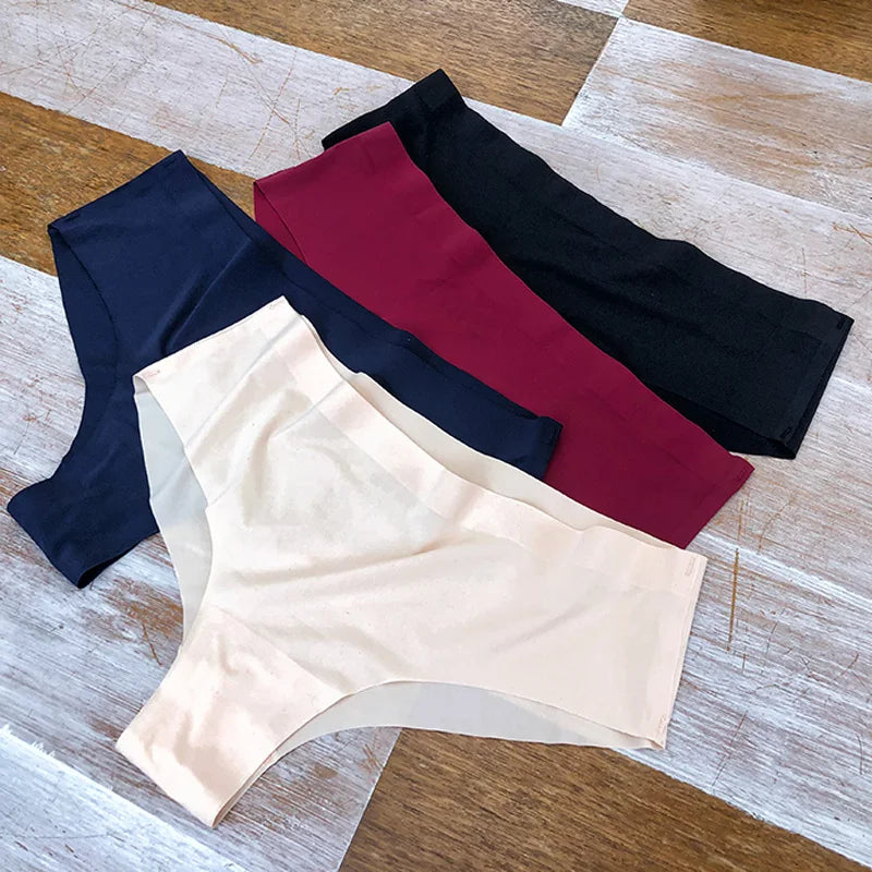 TrowBridge 3 Pz/set Mutandine da Donna Senza Soluzione di Continuità Sport Biancheria Intima Traspirante Ragazze Slip Comodi Lingerie Sexy Mutande di Raso
