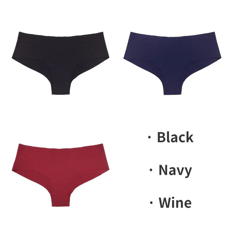 TrowBridge 3 Pz/set Mutandine da Donna Senza Soluzione di Continuità Sport Biancheria Intima Traspirante Ragazze Slip Comodi Lingerie Sexy Mutande di Raso