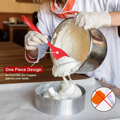 Walfos 5 Pz/set Spatola In Silicone Antiaderente Cottura Della Pasticceria Spatola In Silicone Resistente Al Calore Utensile Da Cucina Strumento di Cottura