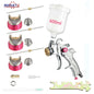 WENXING Pistola a spruzzo professionale HVLP 1.4 / 1.7 / 2.0mm Aerografo a gravità con ugello per verniciatura auto