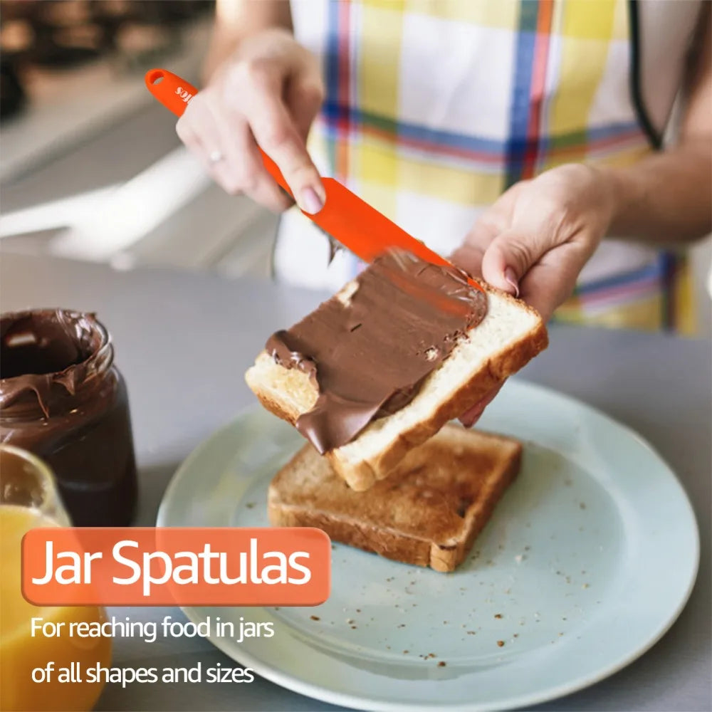 Walfos 5 Pz/set Spatola In Silicone Antiaderente Cottura Della Pasticceria Spatola In Silicone Resistente Al Calore Utensile Da Cucina Strumento di Cottura
