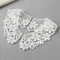 Applique in Pizzo per Abiti, Accessori Decorativi per Costumi, Colletti Fai-da-Te, Bordi per Cucito, Bianco e Nero