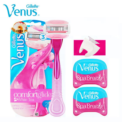 Rasoio Gillette Venus per Donne e Ricariche, Depilatore Femminile, Manico per Rasoio, Trimmer per Zona Bikini, Corpo e Ascelle