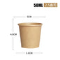 100 pz/pacco Bicchieri di Carta Usa E Getta 2.5/4/7/8 oz Bicchieri di Carta Kraft Caffè Tazza di Latte Bicchiere di Carta Per Bere Caldo Rifornimenti Del Partito