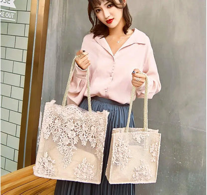 NUOVA borsa da donna in pizzo, borsa da spiaggia estiva, matrimonio, damigella, borsa da donna, borsa da donna, borsa a tracolla da donna, borsa shopping