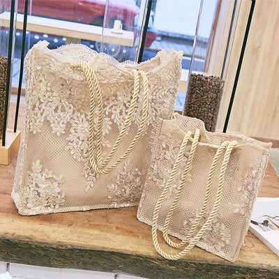NUOVA borsa da donna in pizzo, borsa da spiaggia estiva, matrimonio, damigella, borsa da donna, borsa da donna, borsa a tracolla da donna, borsa shopping